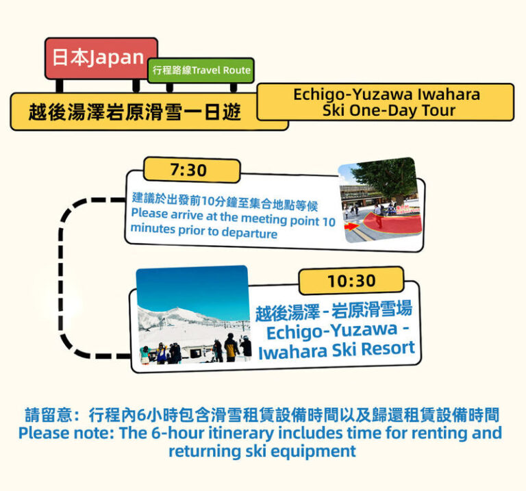 Echigo-Yuzawa: Iwahara Ski Resort Snow Play & Skiing Day Trip (From Tokyo) - Five Hours to Ski, Play, and Get Your Bearings