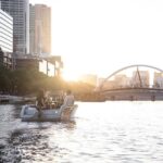 Electric Picnic Boat Rental in Melbourne - Learning to steer your own electric boat