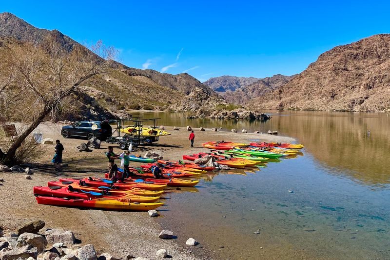 Emerald Cave Kayak Tour from Las Vegas with Self-Drive - Paddling into Black Canyon