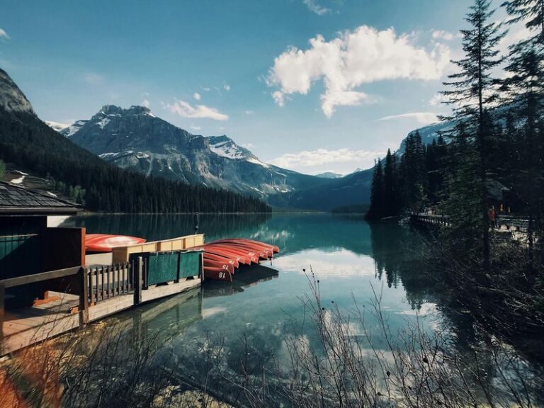 Emerald Lake (Optional Canoe) & Takakkaw Falls Premium Small Group - Natural Bridge: a short first stop