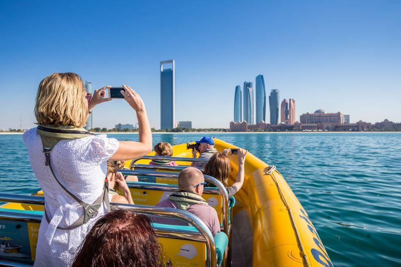 Emirates Palace & Yas Marina Sightseeing Boat Tour in Abu Dhabi - Yas Bay, the departure point, and the first minutes