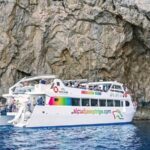 Es Coll Baix boat experience in Alcudia Bay - The swim stop at Coll Baix
