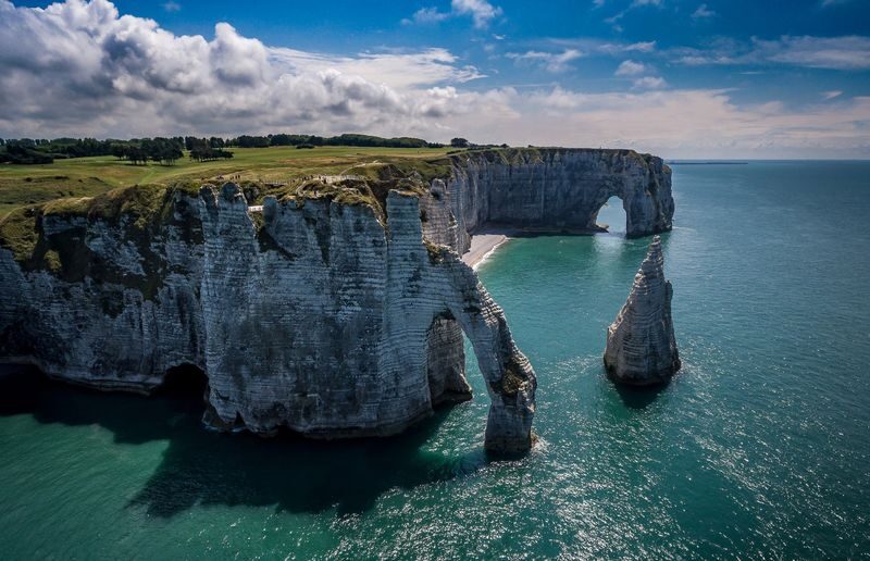 Étretat Cliffs & Honfleur Port Full-Day Tour with VIP Coach from Paris - Étretat’s cliffs: the big outdoor moment