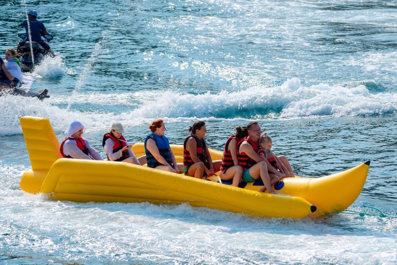 Experience Sea Sports at Nautilus Namaste Cruise & Canoe transfer - The canoe ride to the yacht