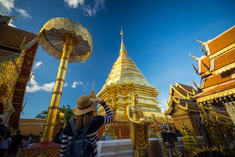 Free eSIM Doi Suthep,Hmong Village,WatUmong Half Day Tour Chiang Mai - Baan Doi Pui: a short village visit