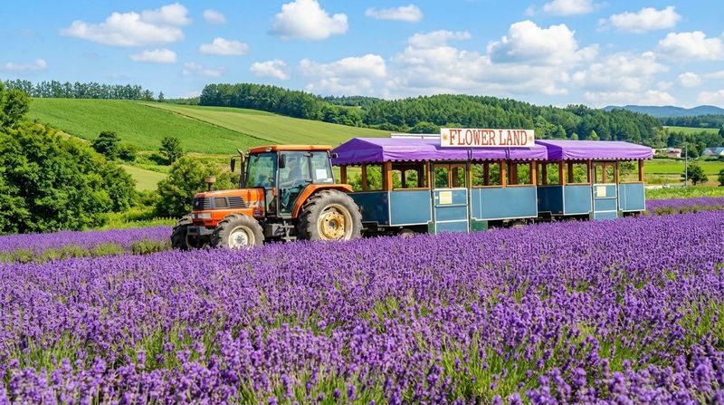 Free Shikisai-no-Oka Flower Viewing Ticket + Flower Field Tractor Tour: Hokkaido Biei Furano Flower Fields, Patchwork Road (drive-by), Seven Star Tree, Shirogane Blue Pond, Shirasu Falls, Shikisai-no-Oka, Farm Tomita (departing from Sapporo) - Shirogane Blue Pond in changing light
