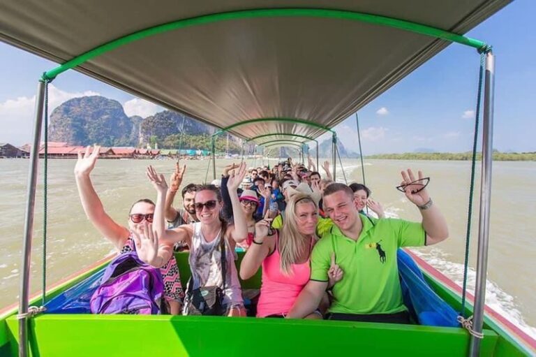 From Phuket or From Krabi: James Bond Island by Longtail Boat - The longtail ride through Phang Nga Bay