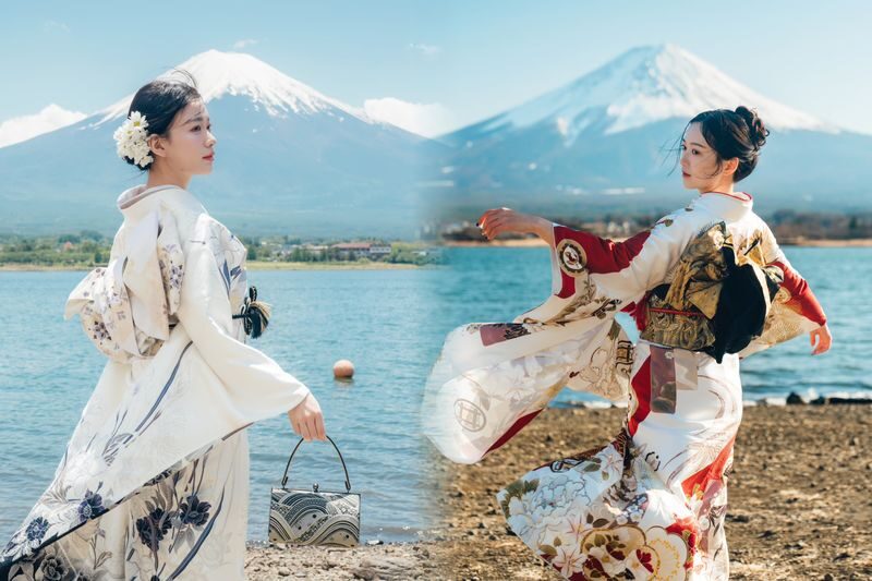 Fuji Kawaguchiko Kimono Rental Experience | 500+ Styles, Free Hairstyling - What happens at the shop