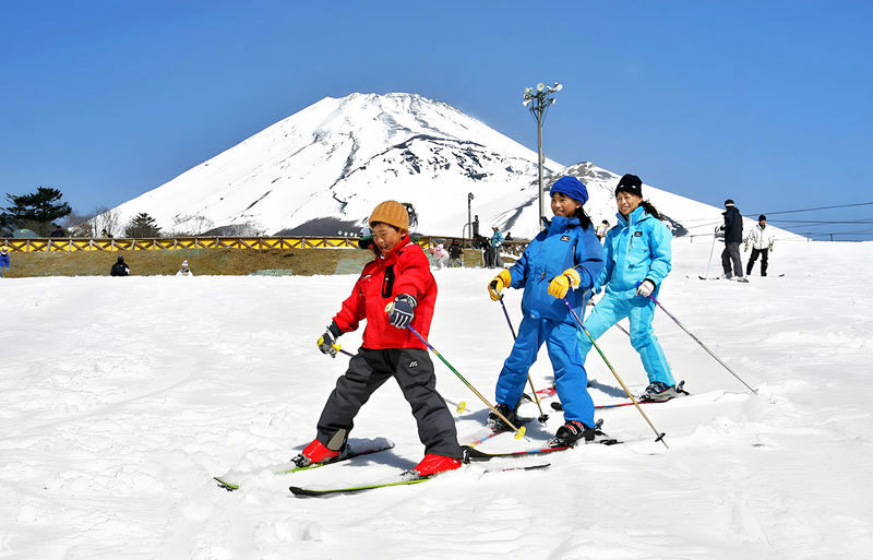 Fujiyama Snow Resort Yeti Skiing/Snow Play & Strawberry Picking Tour - Yeti is best for first turns, sledding and Fuji photos