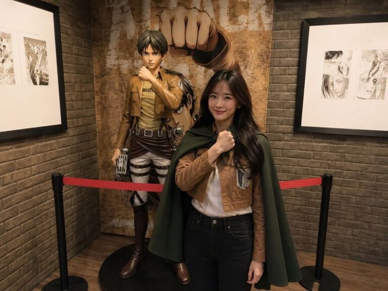 Fukuoka Attack on Titan Full-Day Pilgrimage Tour with Levis Bronze Figure - Levi’s bronze figure is the headline stop