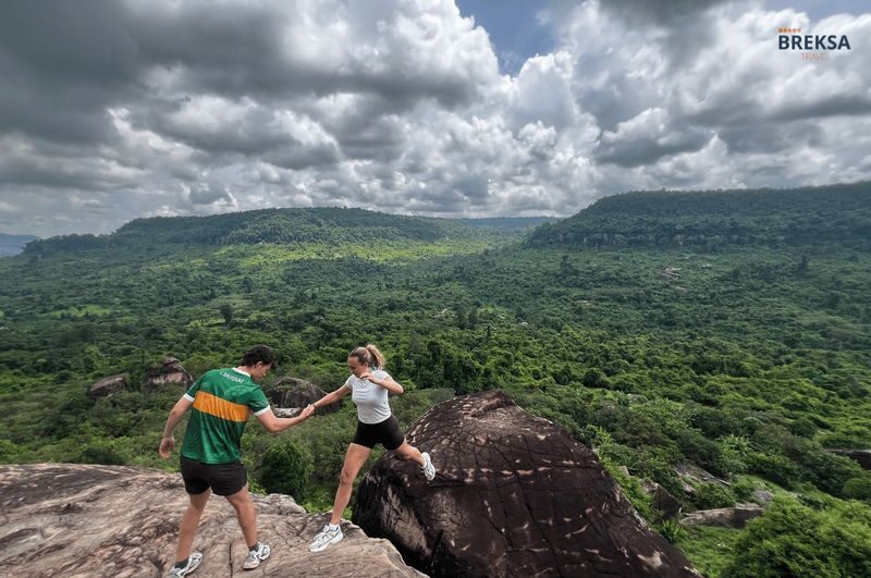 Full Day Kulen Mountain with Picnic and Tonle Sap Sunset Tour - Kulen Mountain’s sacred river and cliff views