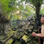 Full Day Tour Kulen Mountain, Beng Mealea and Tonle Sap - Leaving Siem Reap and stopping for palm cake
