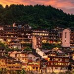 Furong Town - Following the waterfall through town