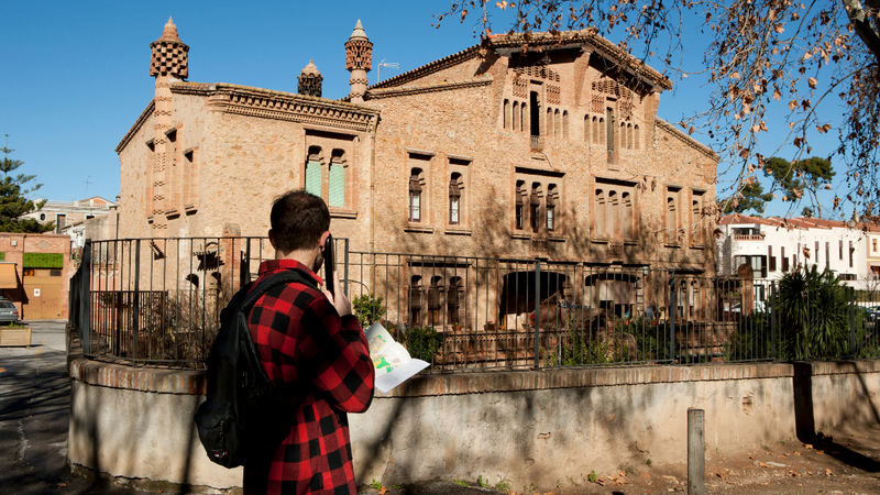 Gaudis Crypt and Colonia Guell entrance ticket in Spain - A quiet corner of Colònia Güell