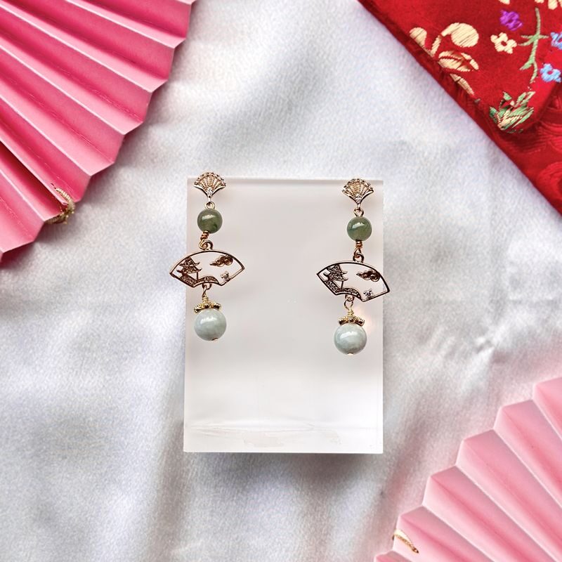 Gemstone Earrings by Floral Knots at Orchard Gateway - Choosing beads, motifs and metal