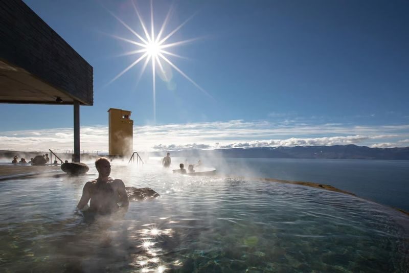 GeoSea Thermal Baths Admission in Husavik - Three pools, warm water, and a steam break