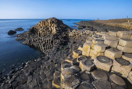 Giants Causeway, Dunluce Castle & Dark Hedges Tour from Belfast - Dunluce Castle above the sea