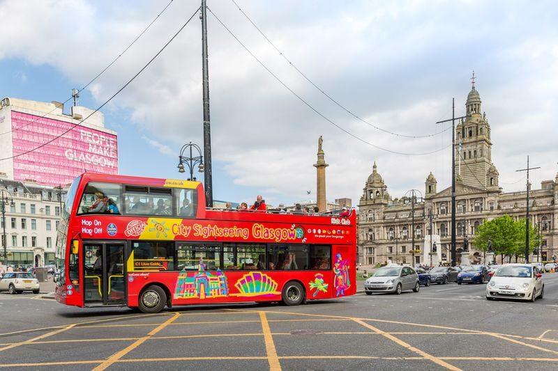 Glasgow Hop-On Hop-Off City Sightseeing Bus Pass - The West End: university towers, park, and art