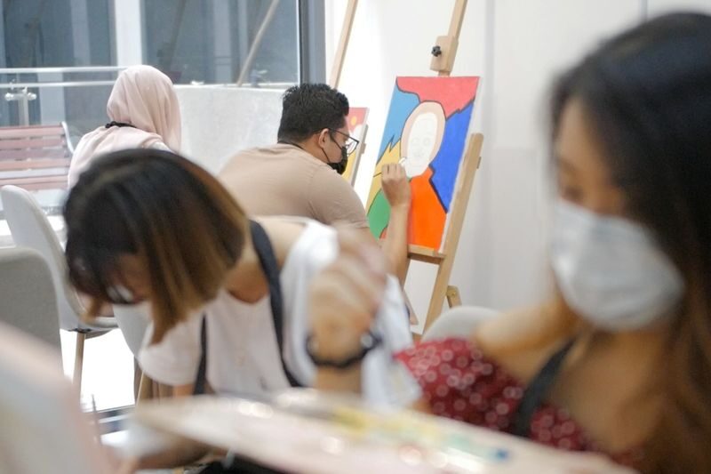 Glow in the Dark, Canvas or Tote Bag Art Jamming - Canvas or tote: pick the project that suits you