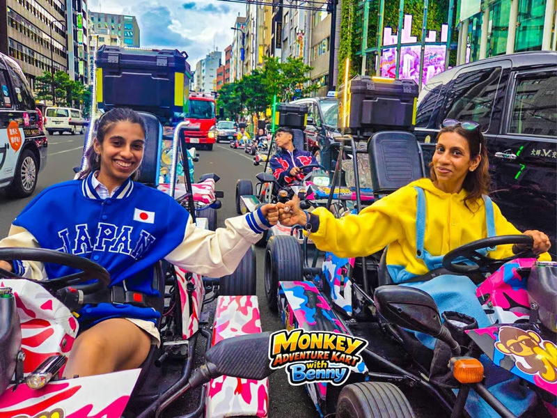 Go-Kart Osaka: Explore the Citys Famous Sights with Monkey Kart - From departure to Tennoji and Tsutenkaku