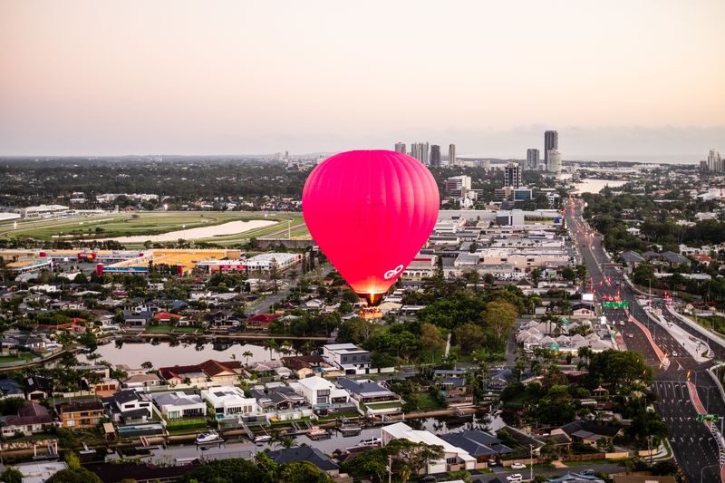 Gold Coast Hot Air Balloon Experience - Boarding a walk-in basket
