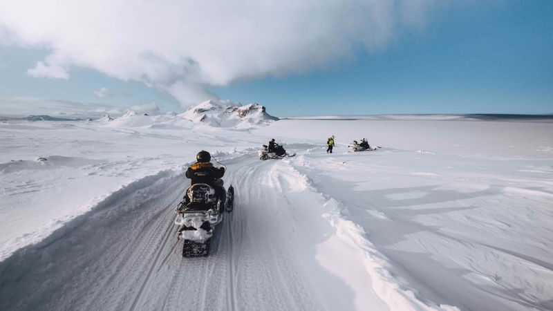 Golden Circle super jeep and snowmobile tour from Reykjavik - Reykjavik pickup and the ride out