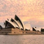 Golden Glow Sunset Sydney Harbour Cruise - From Aquarium Wharf to the open harbour