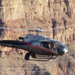 Grand Canyon Helicopter Flight Experience from South Rim - Looking down on the Dragon Corridor