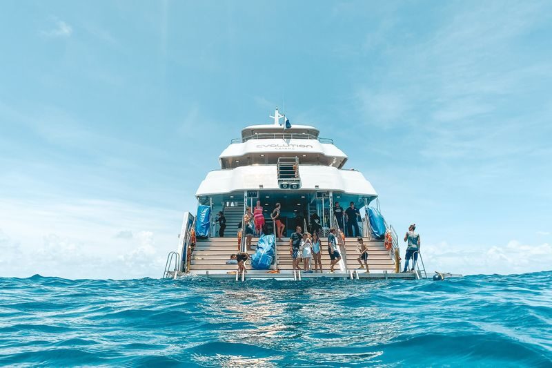 Great Barrier Reef Snorkel, Dive & Helicopter Full Day Tour - First stop: time to get comfortable in the water