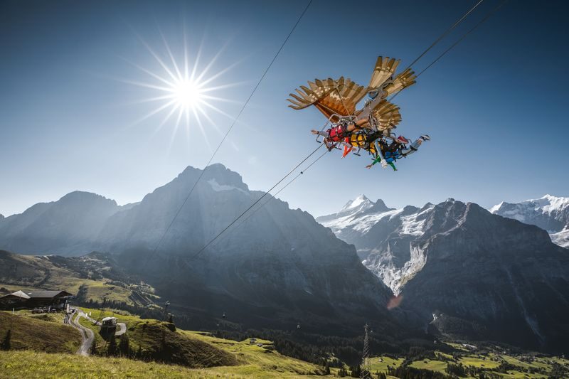 Grindelwald: Mount First Cable Car Ticket with First Cliff Walk - Riding above Bort and Schreckfeld