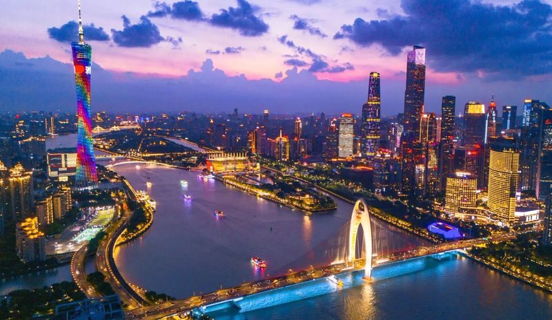 Guangzhou Pure Play Pearl River Night Cruise + Standard Cruise Simple Meal - Tianzi Pier, the ticket handoff, and boarding