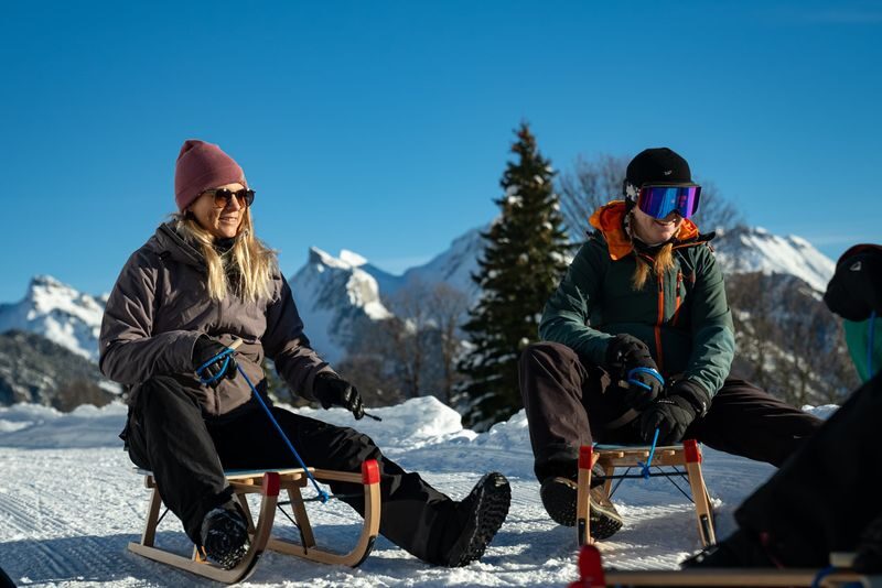 Guided Day Sledding Experience from Interlaken - Ride the gondola toward Sulwald