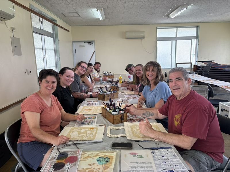 Gusuku Bingata Dyeing Workshop: Okinawan Traditional Craft Making - Your Work Needs One More Step at Home