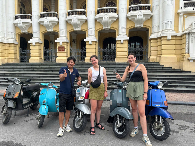 Ha Noi Half Day City Tour by Vintage Vespa - Markets, farms and a taste of daily Hanoi
