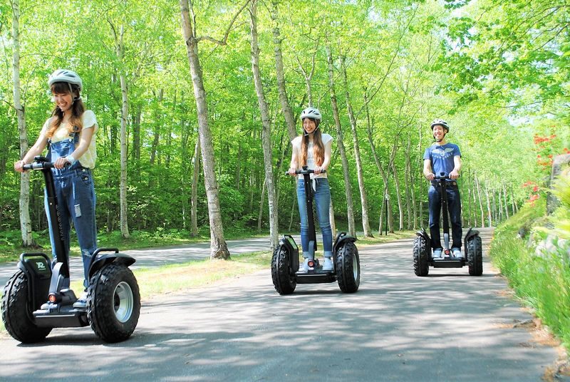 Hakodate-Onuma Segway Adventure with Local Guides - Getting comfortable before you ride