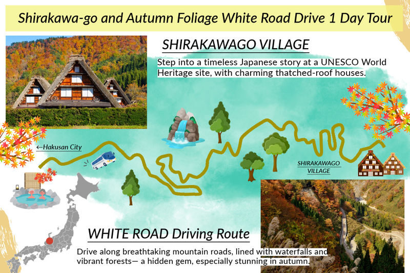 Hakusan Shirakawa-go White Road & Shirakawago One-day UNESCO site & Autumn Tour - What the White Road adds to the trip