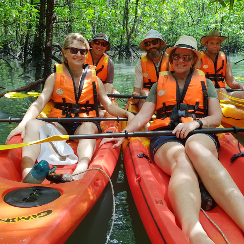 Half-day Mangrove Kayaking Tour from Ko Lanta with Lunch - Monkey encounters, with a little restraint