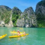 Halong Bay Day Tour (Japanese) | 6-Hour Cruise, Ti Top Island, Kayak Experience - Boarding the Fuji and settling in for lunch