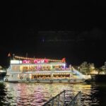 Han River by Night by Phu Quy Cruise in Da Nang - Love Bridge, the Carp-Dragon Statue, and the Sun Wheel