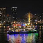 Han River by Night by Vinh Anh Cruise in Da Nang - The Dragon Bridge show takes careful timing