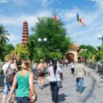 Hanoi Afternoon City Tour with Lunch: Tran Quoc Pagoda, Temple of Literature & Hoa Lo Prison - Tran Quoc Pagoda starts on a peaceful note