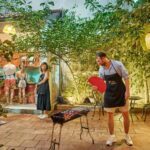 Hanoi Cooking Class: Bun Cha, Pho & Summer Rolls with Free Coffee - A garden villa instead of a restaurant table