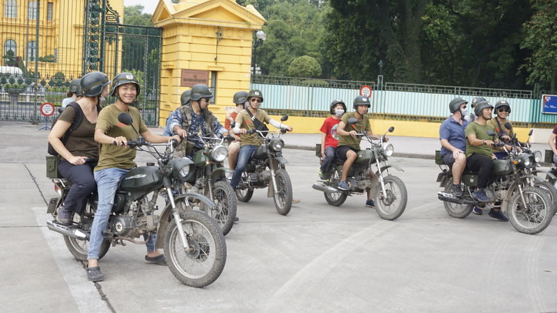 Hanoi Half-Day Motorcycle Tour With Food Tasting - Back lanes, city sights, and a route that can change