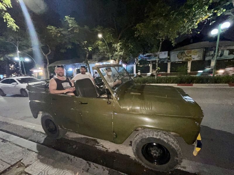 Hanoi Half-Day Street Food Tour by Vintage Jeep - Riding past the French Quarter and Long Bien Bridge