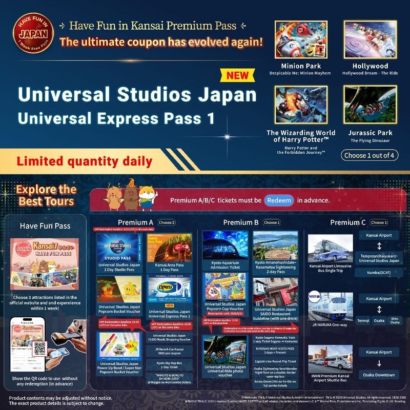 Have Fun in Kansai Premium Pass (Includes Universal Studios Japan) - Making the numbers work