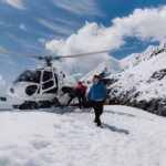 Heli Hike on Franz Josef Glacier - Landing on the ice