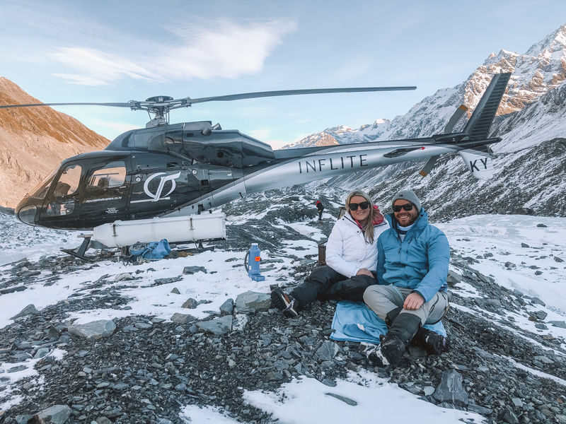 Helicopter Experience in Tasman Mount Cook - Snow, sun, and what to wear