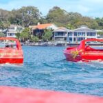 Helicopter Flight and Ultimate Jetboat Ride Combo - Starting at Chevron, then heading for the Broadwater