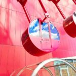 HEP FIVE Ferris Wheel Ticket in Umeda - Reading the view: towers, mountains, and city blocks