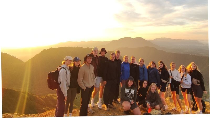 Hiking Mount Sibayak, Hot Spring, Taman Alam Lumbini from Medan - Mount Sibayak before sunrise
